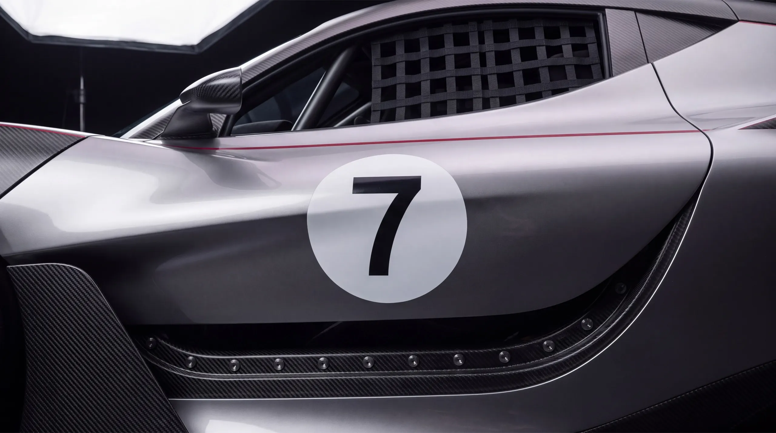 Number seven on the door
